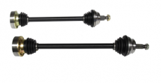Double pack short & thin drive shaft driver and passenger side 100er flange