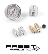 Rabbit Racing - Fuel pressure gauge 0-11 bar