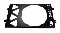 Radiator cover with mount for the high-performance fan