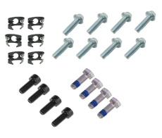 Complete set - fastening screws for converting drum to disc brake