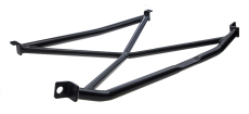 Front axle cross brace X-Frame for 02M 6-speed transmission in connection with Epytec holders