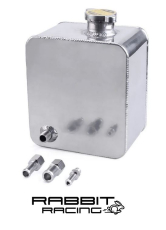 Rabbit Racing Aluminum expansion tank - polished