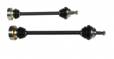 Double pack short & thin drive shaft driver and passenger side 90er flange