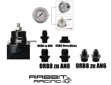 Rabbit Racing - Fuel pressure regulator adjustable - Dash AN6 & AN8