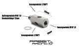 Rabbit Racing Adapter for oil pressure sensor / oil temperature sensor M10x1.0 and 1/8NPT