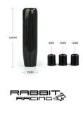 Rabbit Racing Gear knob - real carbon - long version