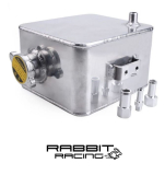 Rabbit Racing Aluminum expansion tank - polished